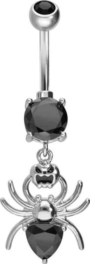Bauchnabelpiercing Chirurgenstahl Bananabell SPINNE + KÜRBIS