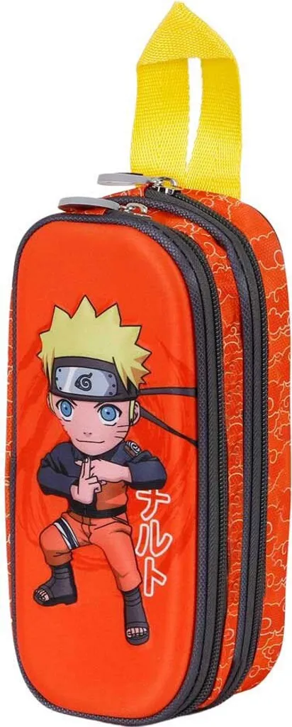 Trousse Scolaire Naruto Chikara Double Compartiment Karactermania