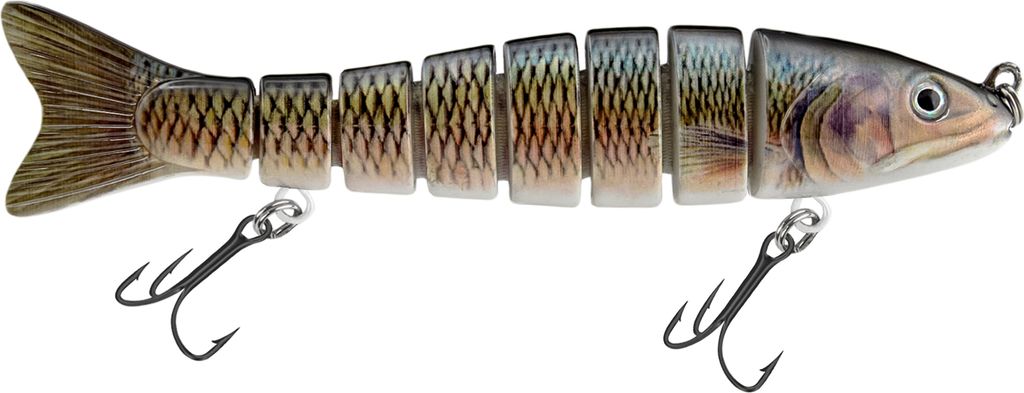 Wobbler Kunstköder Fischköder Angeln Forelle Köder Angelzubehör Spinner Jerkbait optimal zum Raubfischen für Hecht, Barsch, Zander, Dorsch, Wels