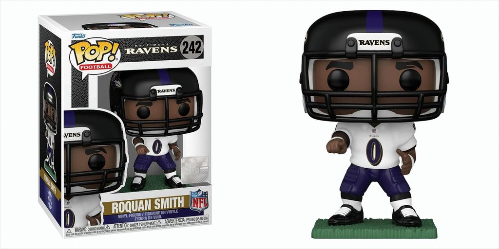 NFL Ravens - Roquan Smith 242  - Funko Pop! Vinyl Figur Produktbild 