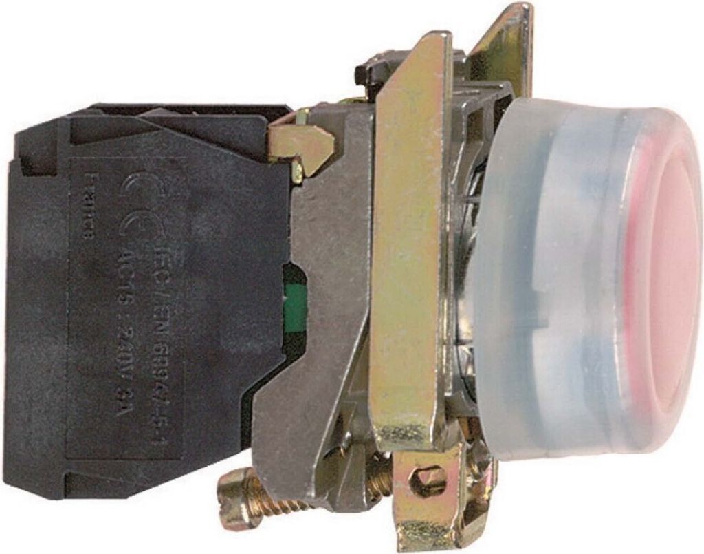 Schneider Electric XB4, Knopf, Not compatible with legend holder, IP66, IK06, Klasse I, 30 mm