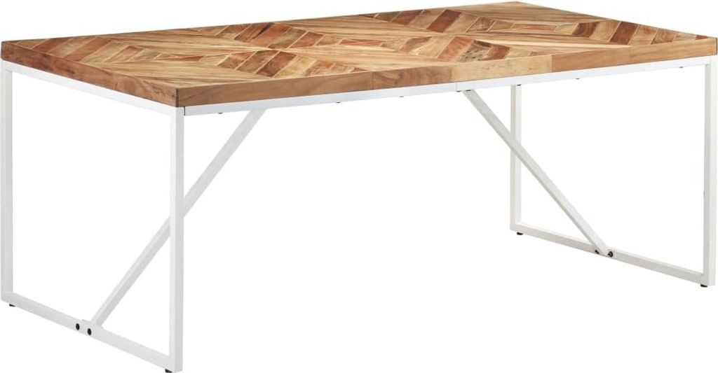Esstisch 180x90x76 cm Akazie und Mango Massivholz