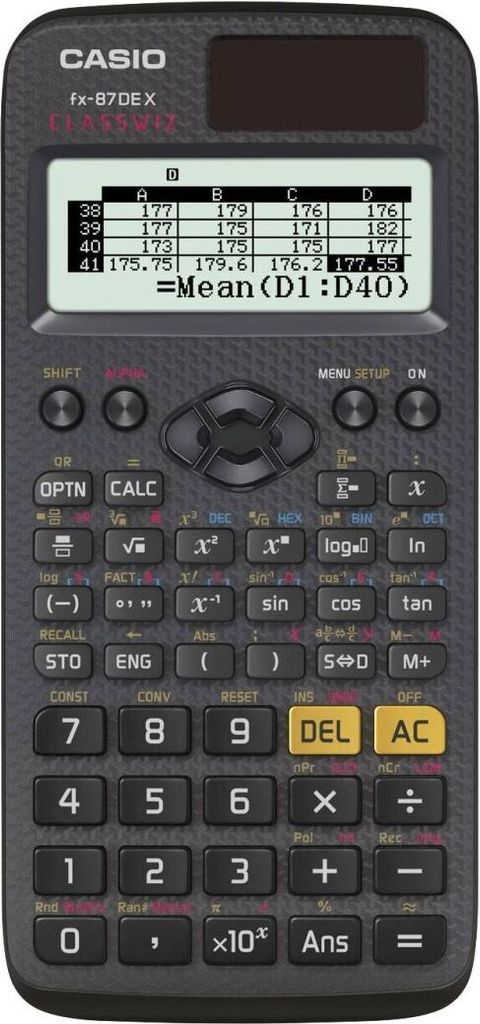 Casio ClassWiz FX-87DE X technischer wissenschaftlicher Produktbild 