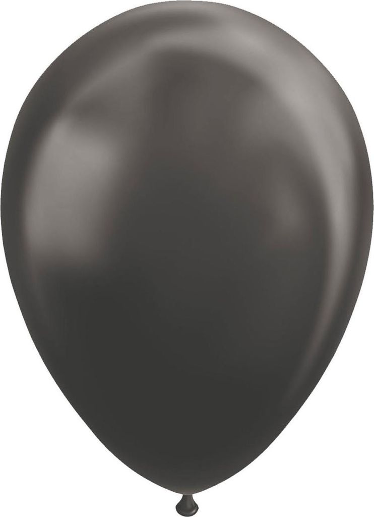 Globos Balloons Noir Métallique 30 cm, 10pcs Image du produit 