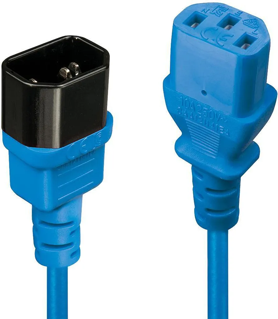 Prolunga Elettrica Lindy IEC C13 C14 Blu 1m | Qualità Garantita