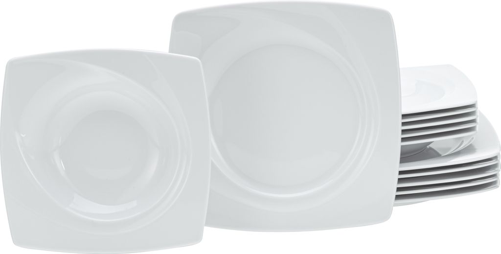 CreaTable, 13162, Celebration Weiss, Tafelservice 12-tlg, Produktbild 