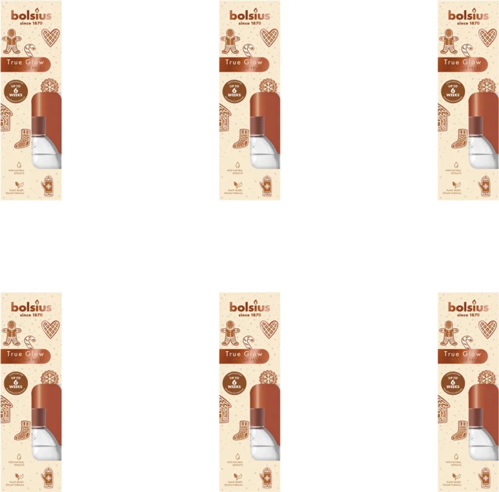 Parfumer sa Maison avec Bolsius Cookie Fever - Pack 6 Bâtons de Parfum