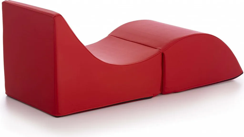Lit d'Appoint Pliable Arbil Rouge - Solution Gain de Place Italienne