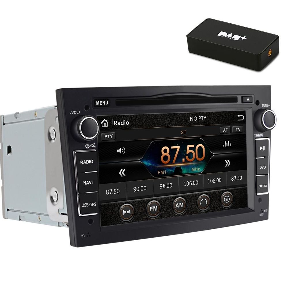 64 GB autorádio s DVD a DAB+ pro modely Opel Vectra C, Obrázek produktu 