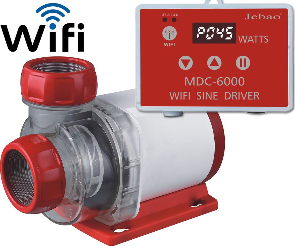 Teichpumpe Vario MDC 6000 regelbar nur 45 Watt WiFi Produktbild 