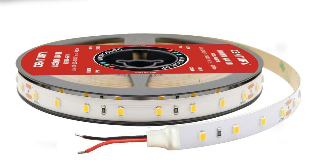 CENTURY ACCENTO LED-Streifen, 3 m, 4,8 W/m, 14,4 W, RGB, 120 lm, 120° F/m, Schutzart IP20, 230 V AC