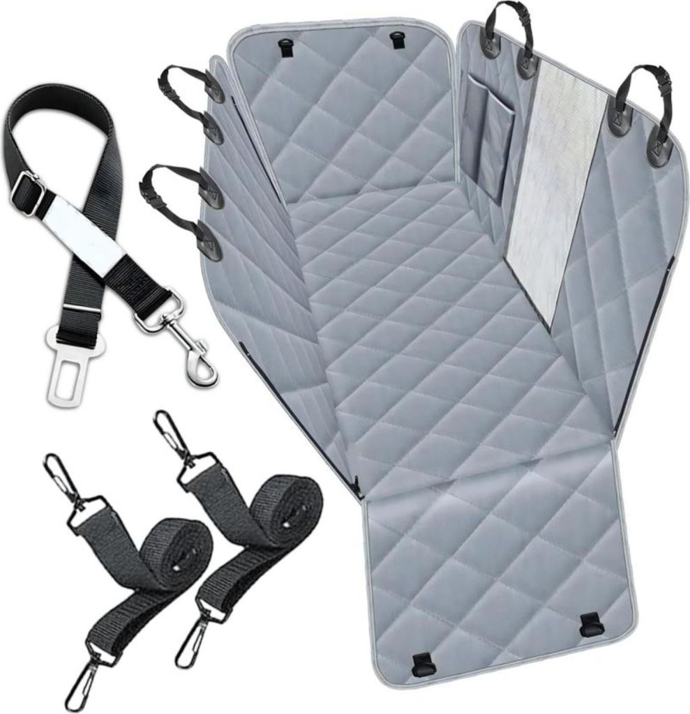 Haustiermatte - Automatten - für Tiere - wasserfest - 105 × 74 cm - für den Transport von Tieren - Grau