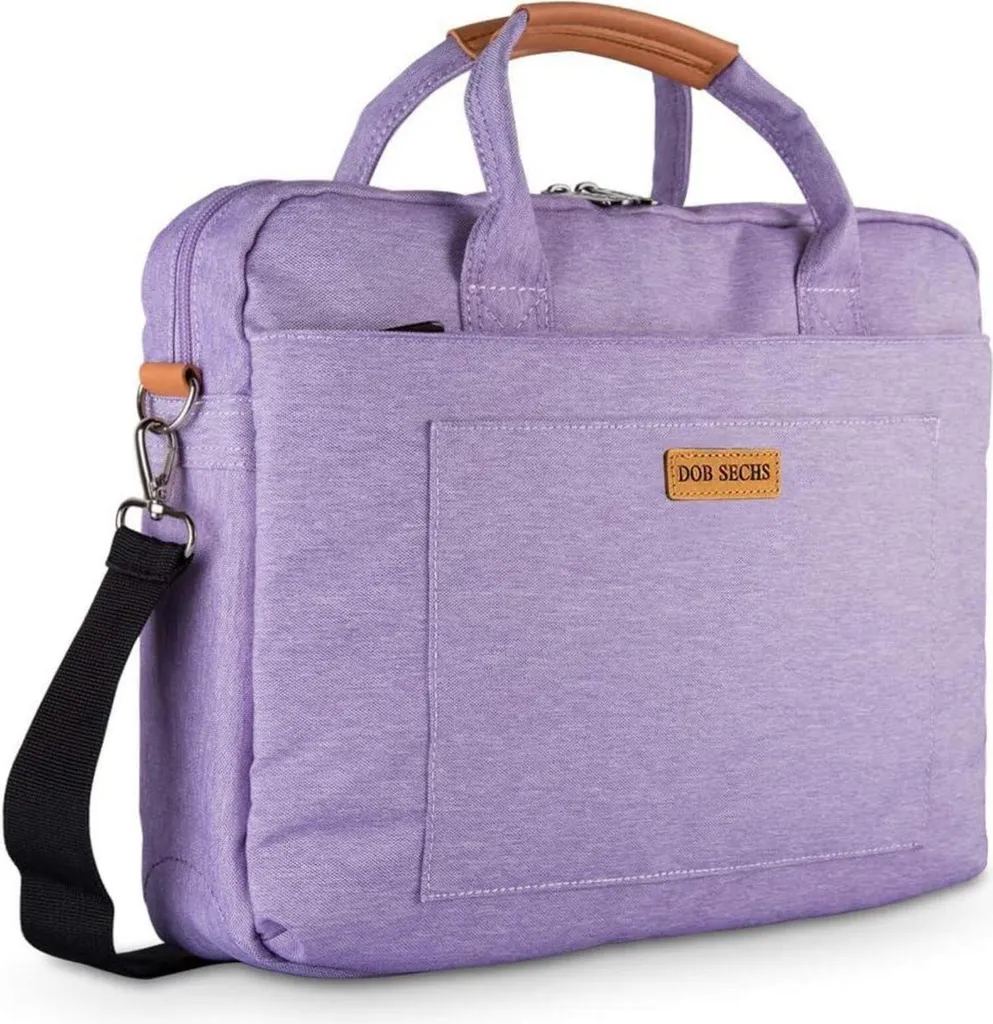 Borsa PC 15.6 Pollici Viola: Stile Messenger per Università e Lavoro
