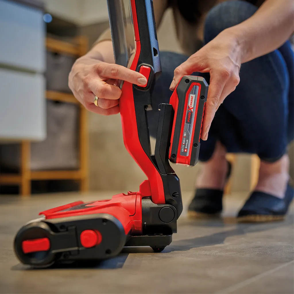 Lave-sol Électrique Einhell CLEANEXXO Humide pour Stratifié et Bois Rouge - 23