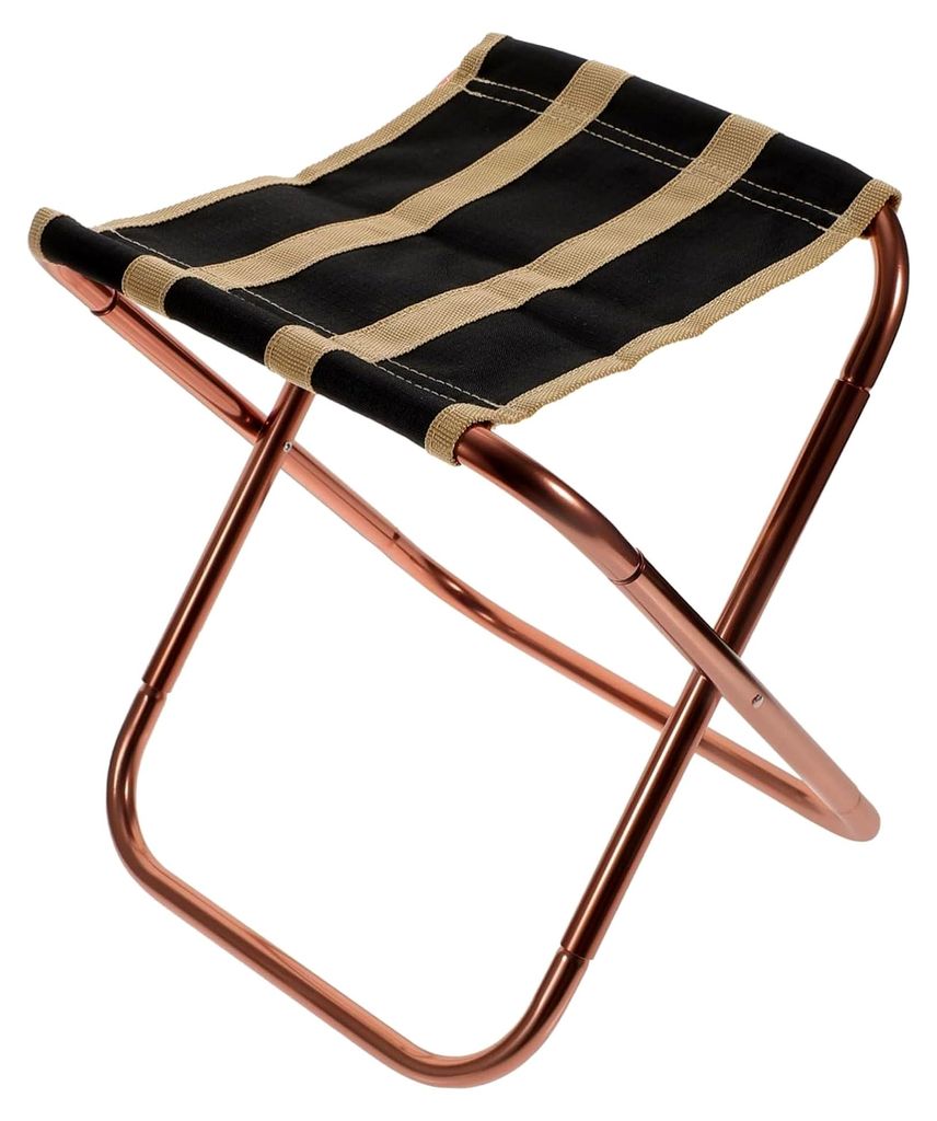 Klappbarer Campinghocker aus Aluminiumlegierung, tragbar und robust für Outdoor-Aktivitäten wie Camping, Angeln und Reisen