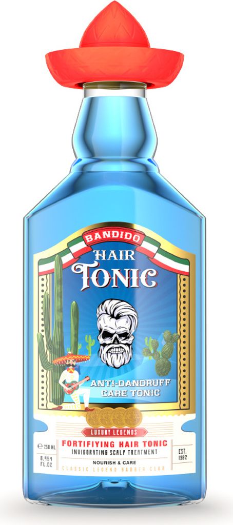 Bandido - Hair Tonic for Men, Blau 250 ml