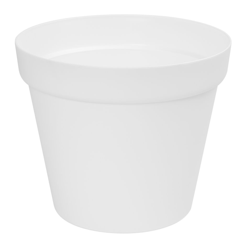 Blumentopf Pflanzkübel rund Topf Übertopf Kunststoff D 58 cm Weiß