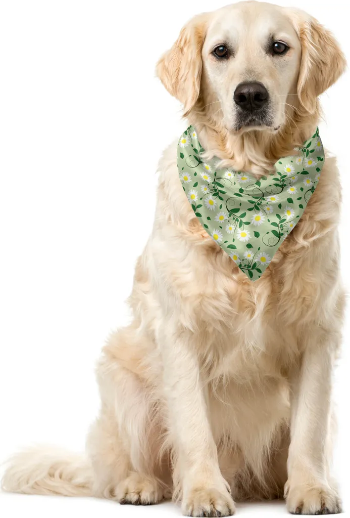 Offerta Bandana Cane ABAKUHAUS 55x55 Verde | Pratica e Resistente