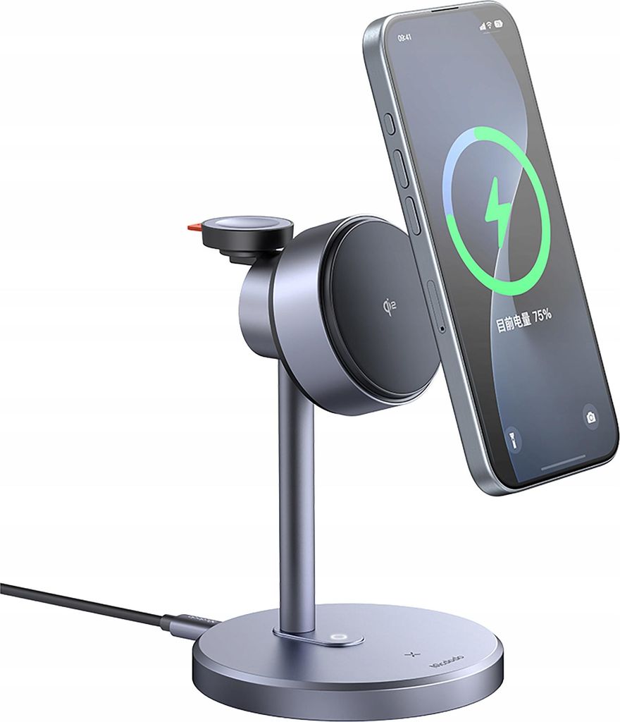Mcdodo CH-2462 3-in-1 15W Qi2 wireless charger + 33W mains Immagine del prodotto 