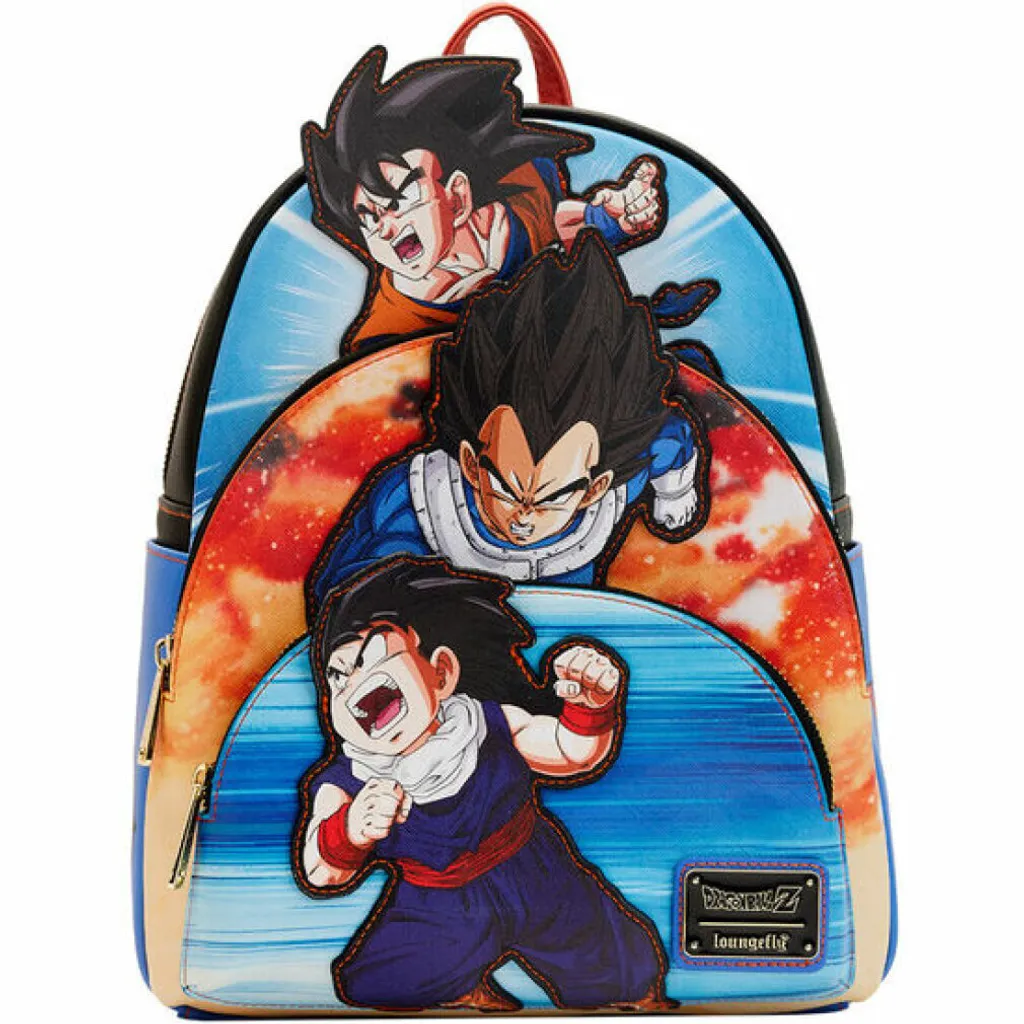 Sac Loungefly DBZ Trio 31cm Premium avec Bretelles Rembourrées et Confort