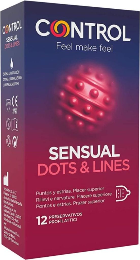 Condoms Touch And Feel Control 12 Uds Produktbild 