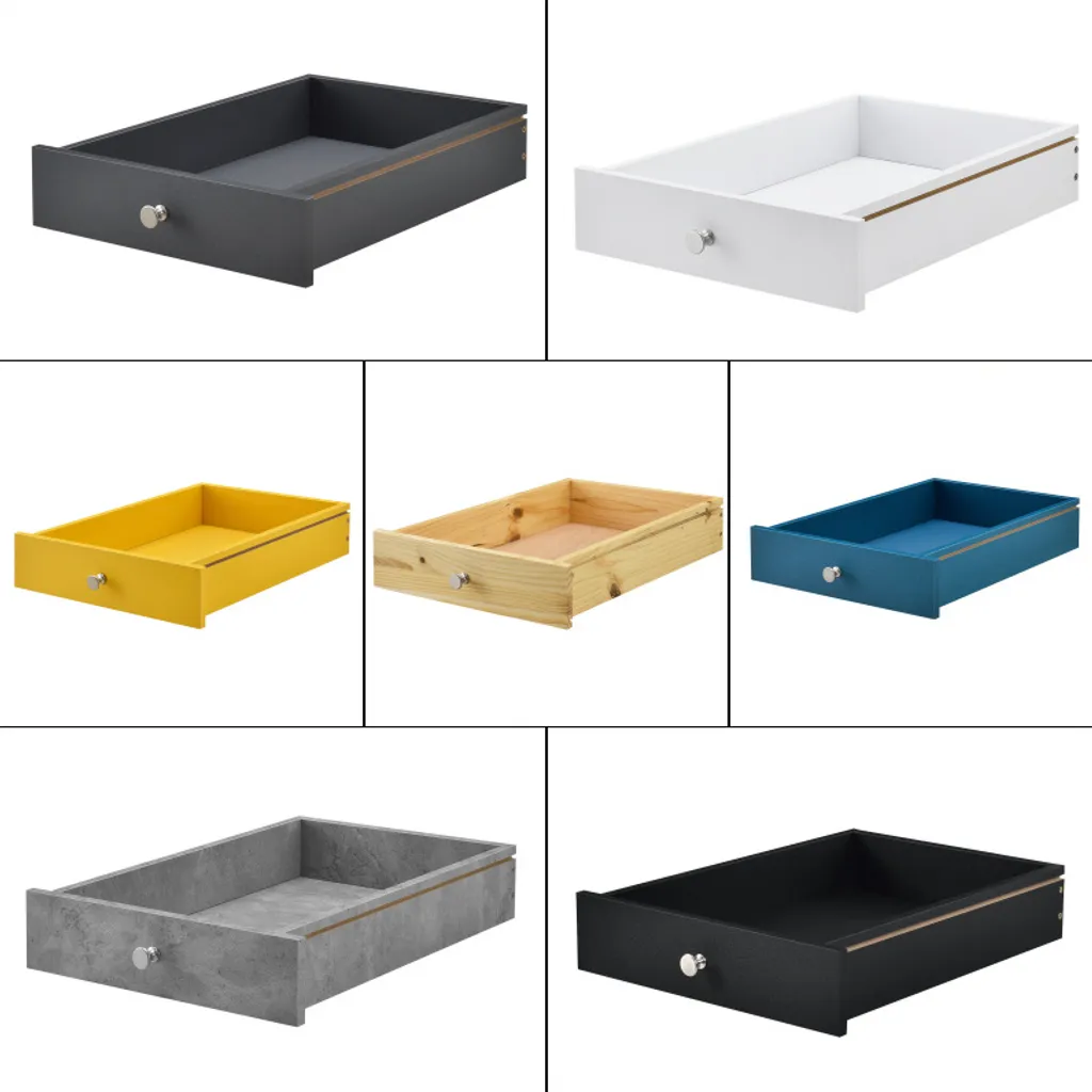 Optimisez l'espace perdu de vos palettes avec ce jeu de 4 tiroirs bois