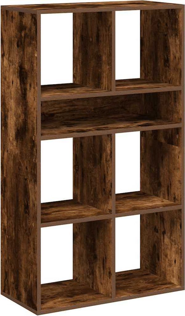 Bücherregal Räuchereiche 66x31x112 cm Holzwerkstoff