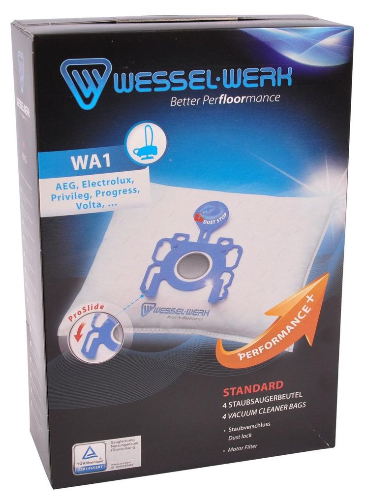 4 x WA1 = Swirl A07 Sacs à poussière AEG Electrolux Image du produit 