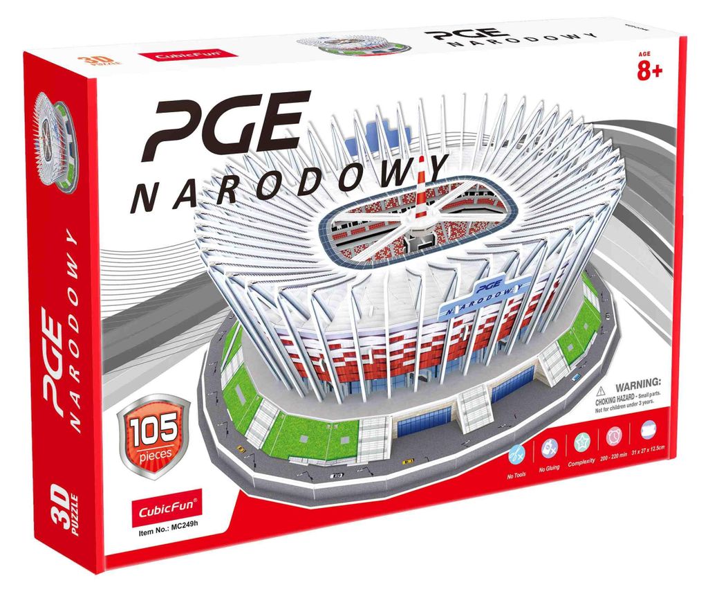 Puzzle 3D DANTE Cubic Fun PGE Narodowy 20249 02491 Immagine del prodotto 