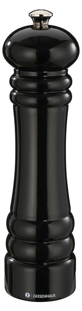Zassenhaus Pfeffermühle BERLIN 24 cm schwarz glänzend Produktbild 
