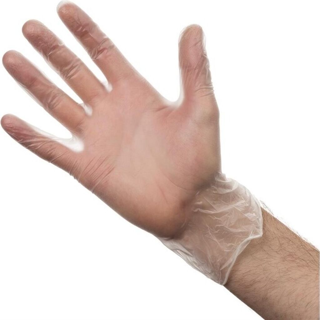 Vogue Vinylhandschuhe puderfrei transparent L (100 Stück)