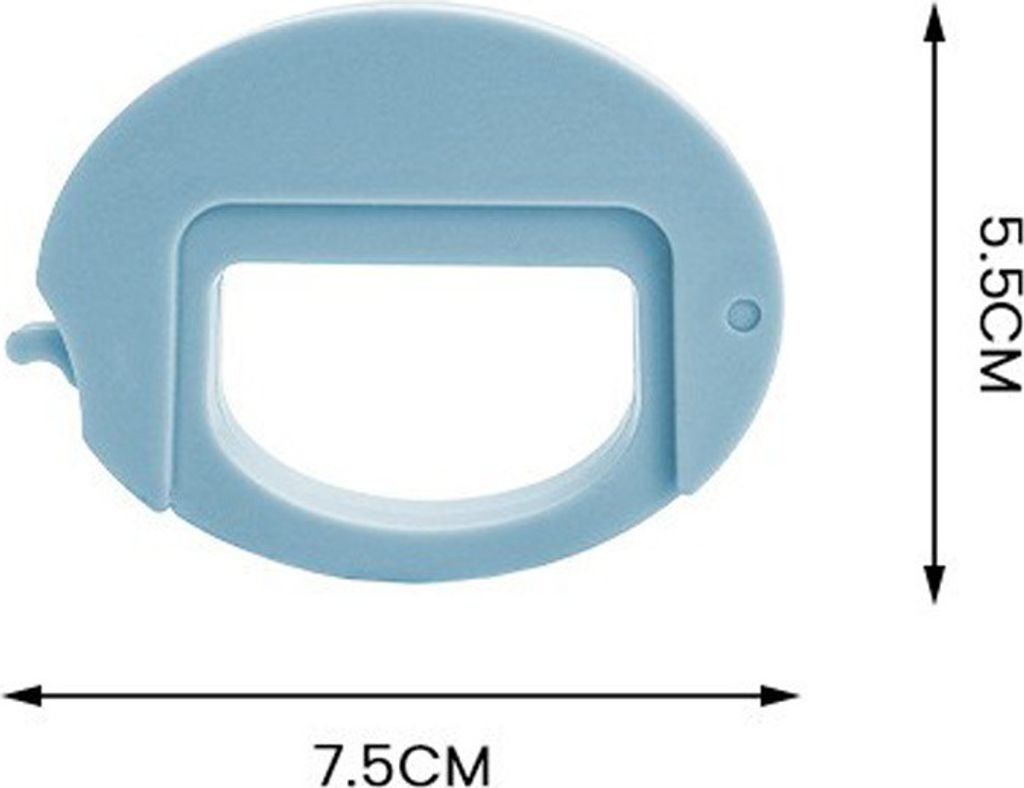 INF Lebensmittelclips, Beutelverschlüsse für die Lebensmittellagerung Blau