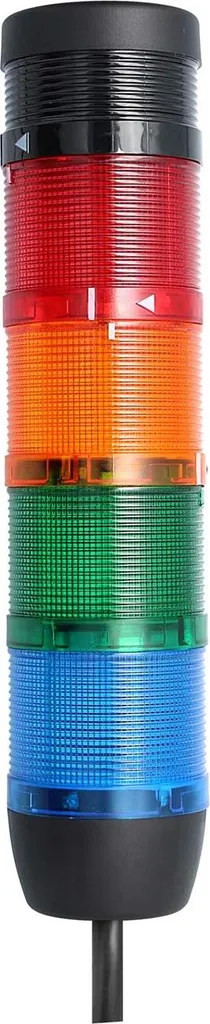 Torretta STEX24 4 Colori 24V LED + Cicalino + Cavo 10m | SS70-B4/24