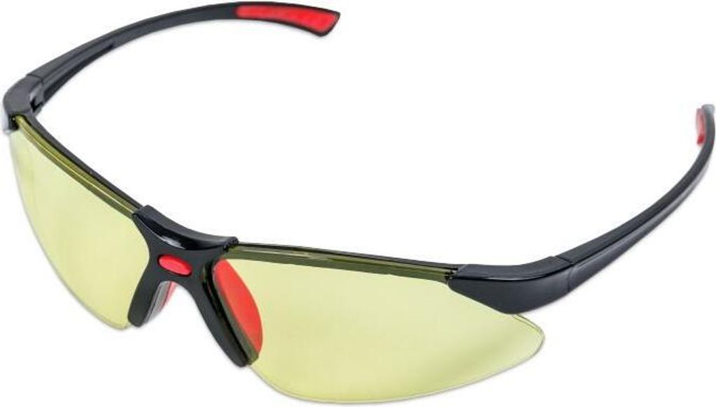 Arbeitsschutzbrille mit Anti-Kratz-Beschichtung Sicherheitsbrille sicht gelb