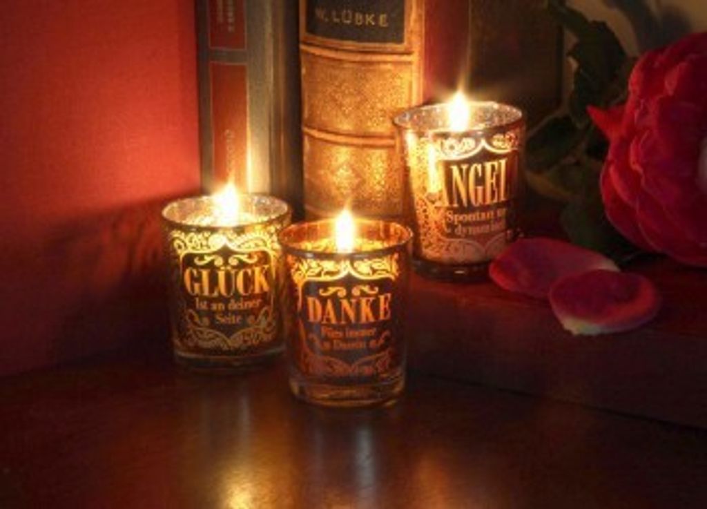 Metallics Kerzenlichter Teelichtleuchter Name Ruth