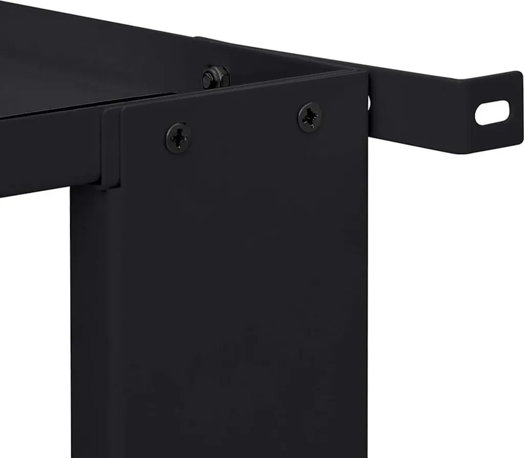 Socle de lave-linge surélevé vidaXL en acier noir - Support ergonomique 64cm