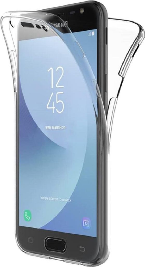 Full Cover Für Samsung Galaxy J3 2017 Silikon 5,0" TPU 360° Produktbild 