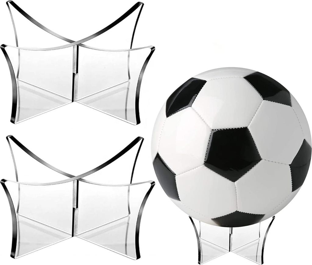 balení 2 akrylových držáků na míče pro americký fotbal, Obrázek produktu 