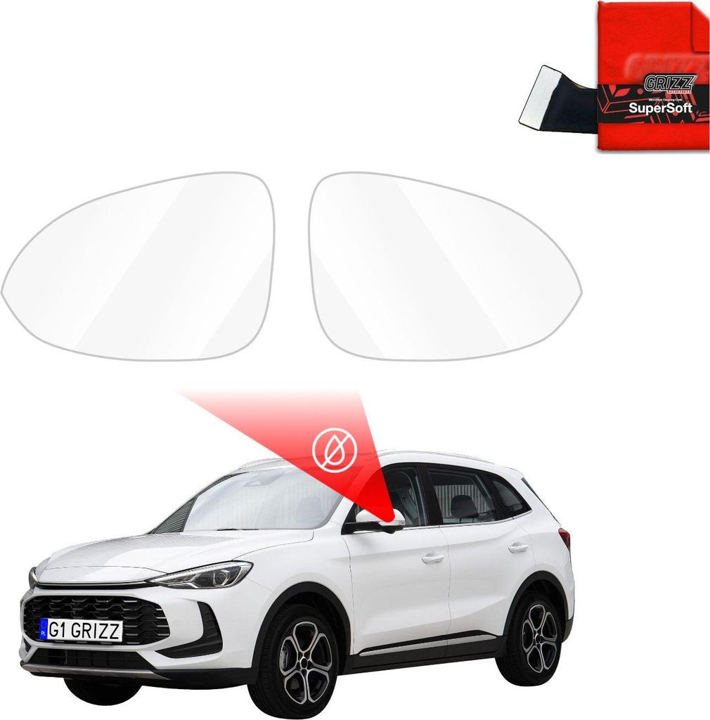 Regenschutzfolie Grizz Protector für Außenspiegel - MG ZS (2019-2025)