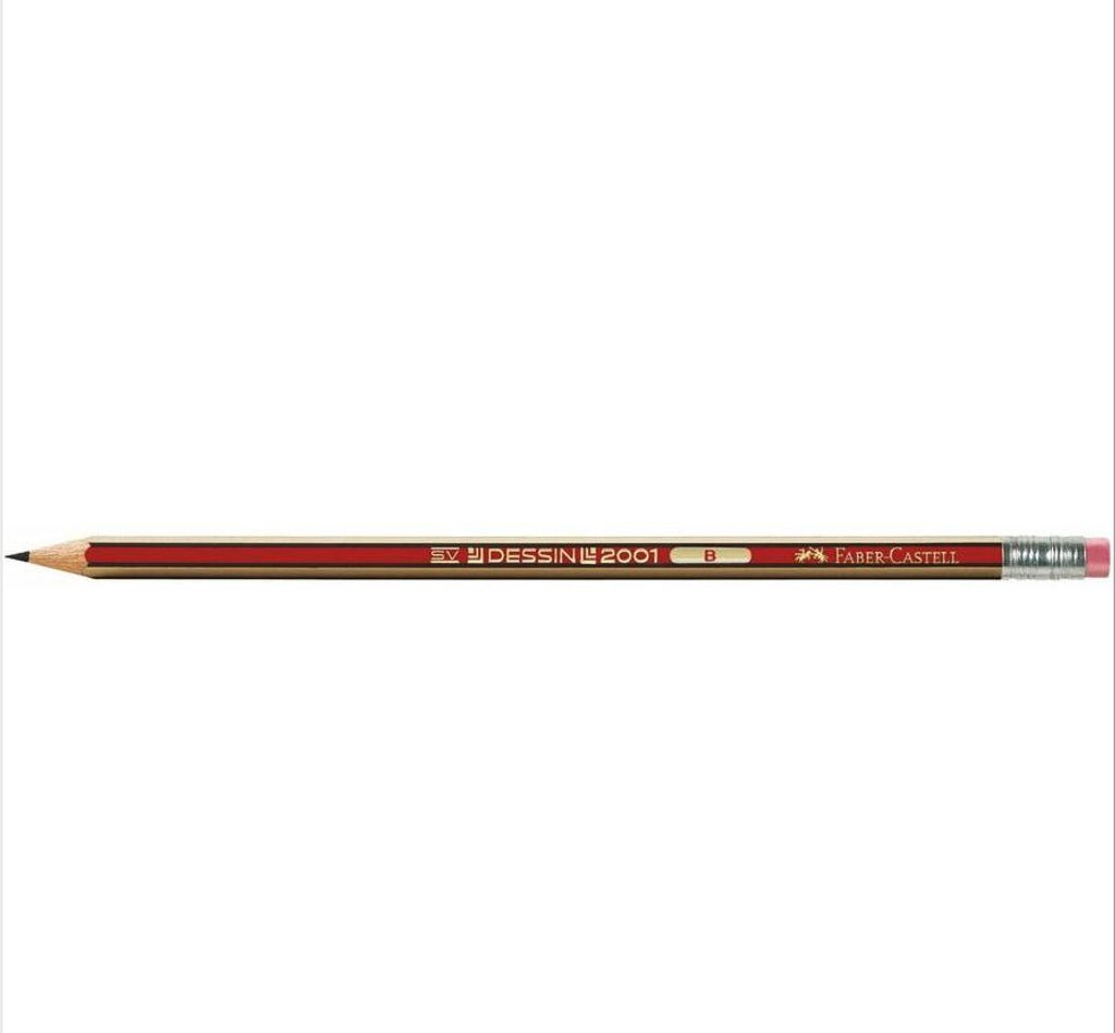 FABER-CASTELL Bleistift Dessin 2001 G-tip B 12er