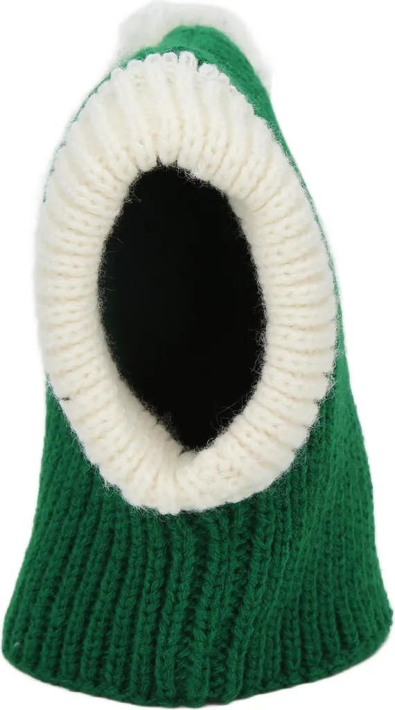 Cappello Natale per Cani e Gatti in Maglia Rossa - Caldo Accessorio M