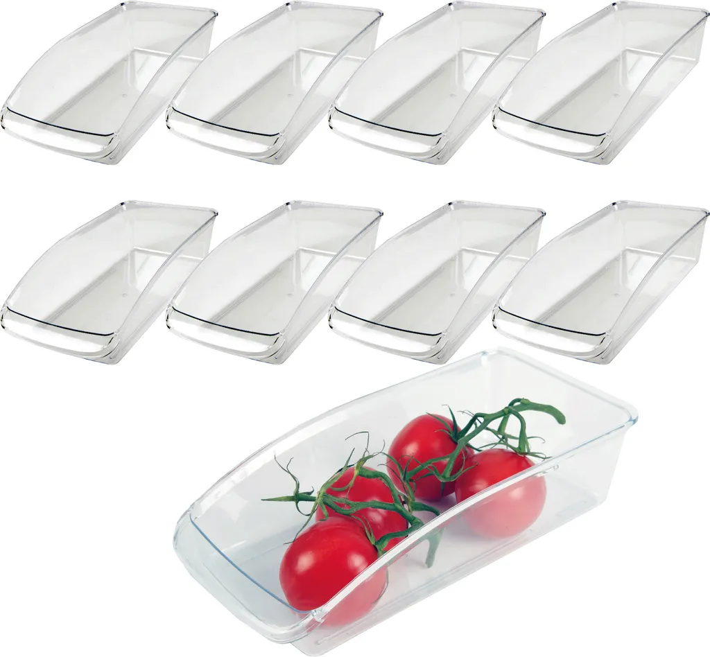 Organizer Frigorifero 9 Pezzi 33x15x8 cm | Set Salvaspazio Cucina