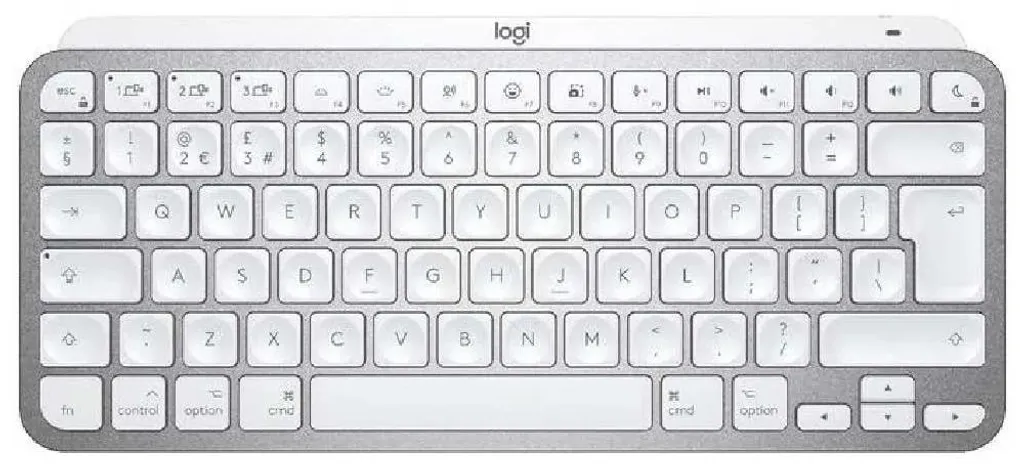 Logitech MX Keys Mini pour Mac Clavier Sans Fil Bluetooth QWERTY Gris - 4