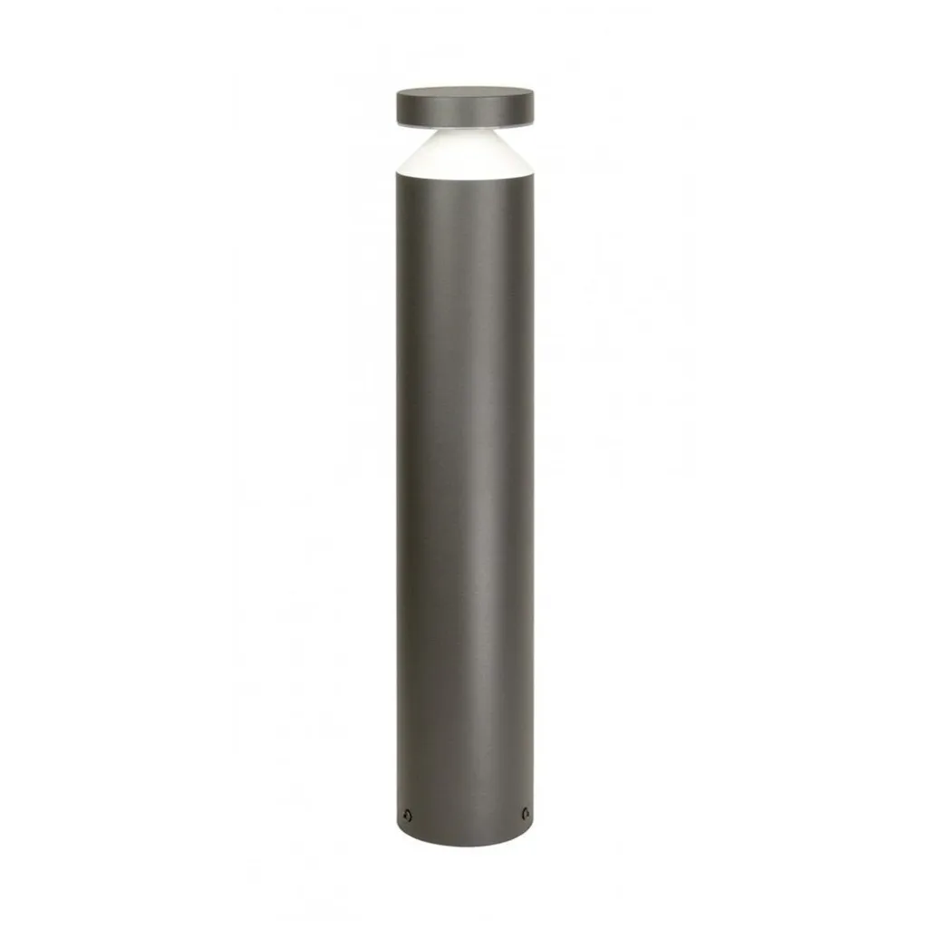Poteau LED IP44 gris foncé 50 cm : la solution pour baliser vos allées sombres