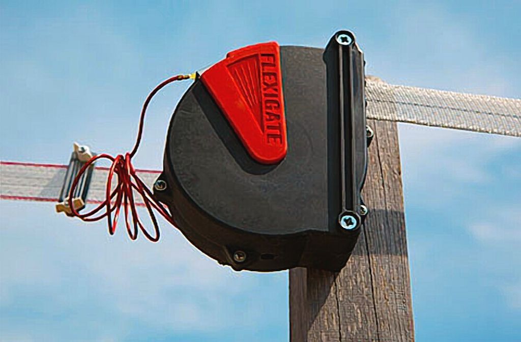 AKO Flexigate mit 40 mm Weidezaunband bis 750 cm ausziehbar Elektrozaunzubehör