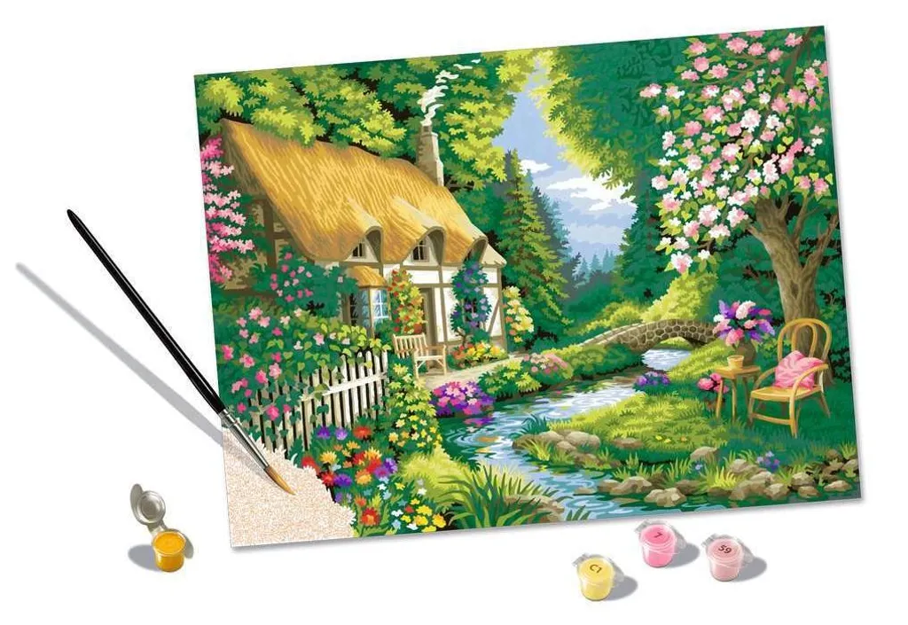 Puzzle Ravensburger 20154 : Finis les reflets avec ce paysage fluvial - 4