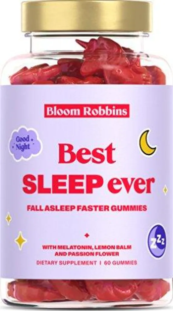 Gummies aide au sommeil contre les réveils nocturnes cure de 60 pcs