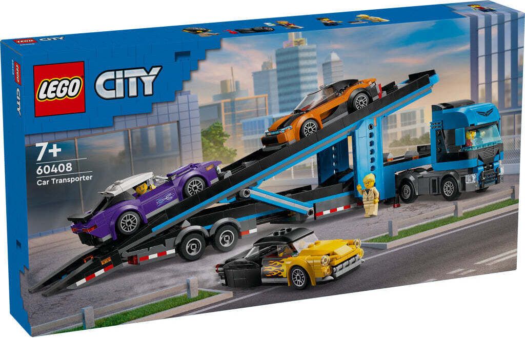 LEGO® City 60408 Ciężarówka do transportu samochodów z Zdjęcie produktu 26