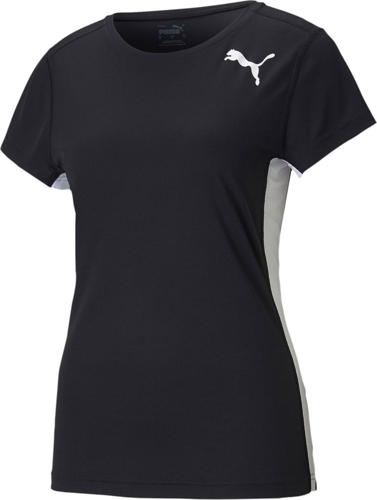 PUMA Cross The Line Trainingsshirt 2.0 Damen puma black/puma white L
