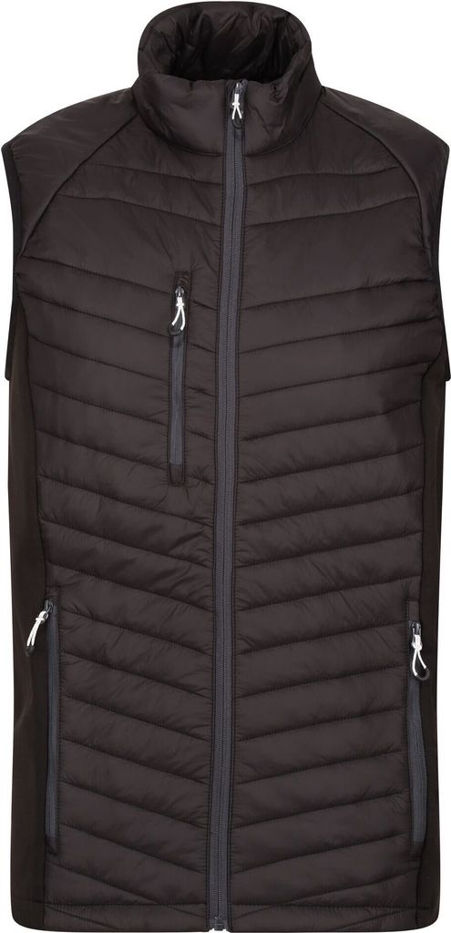 Regatta Professional - Weste Hybrid für Herren RG9422 (3XL) (Schwarz/Mittelgrau)